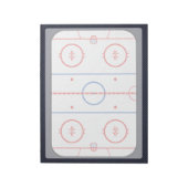 Hockey Game Companion Carbon Fibre Style Notitieblok (Gedraaid)