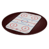 Hockey Game Companion Rink Diagram Snijplank (Hoek)