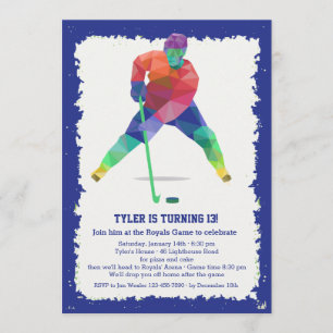 Hockey Geometrics Uitnodiging