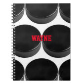 Hockey gepersonaliseerd Notitieboek (Voorkant)