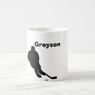 "Hockey"-gepersonaliseerde muis Koffiemok