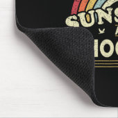 Hockey. Gewoon een meisje dat van zonneschijn en h Muismat (Hoek)