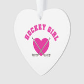 Hockey Girl Coeur rose (devant)
