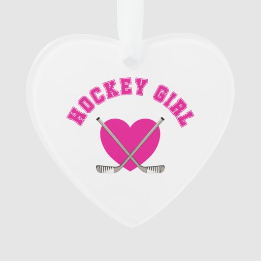 Hockey Girl Coeur rose (devant)
