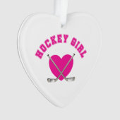 Hockey Girl Coeur rose (devant)