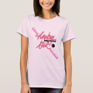 Hockey Girl - Geboren om te spelen T-shirt