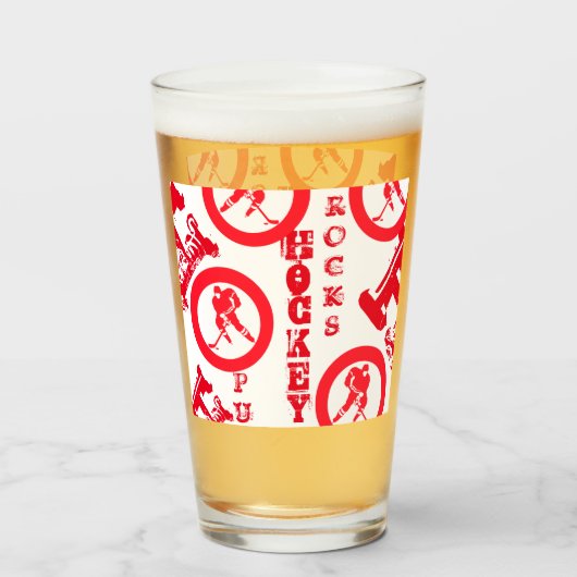 Hockey Glas (Achterkant gevuld)