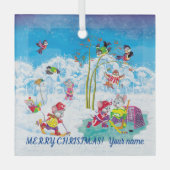 hockey glas ornament (Voorkant)