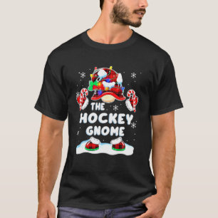 Hockey Gnome Red Pset Gnomies Matching Family Chr T-shirt