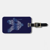 Hockey Goalie Bagagelabel (Voorkant horizontaal)