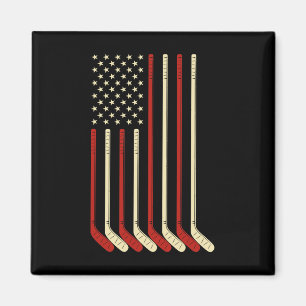 Hockey Goalie Cadeau Usa Vlag Hockeystick IJshocke Magneet