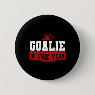 Hockey Goalie Helm Sportprijs Uitzicht Ronde Button 5,7 Cm