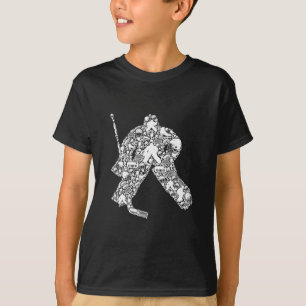 Hockey Goalie Hockey Speler Mannen Kinder Jongens T-shirt