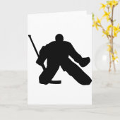 Hockey - Goalie Kaart (Gele Bloem)