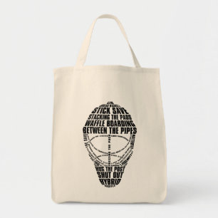 Hockey Goalie Mask Bag Tote Bag