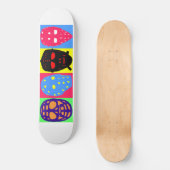 Hockey Goalie maskerbord Skateboard (Voorkant)