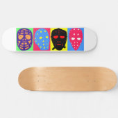 Hockey Goalie maskerbord Skateboard (Horizontaal)