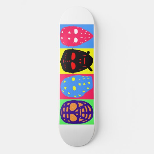 Hockey Goalie maskerbord Skateboard (Voorkant)