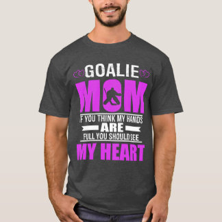 Hockey Goalie Mom Beste Moeders Gift retro T-shirt