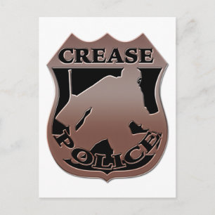 Hockey Goalie Police Badge Briefkaart