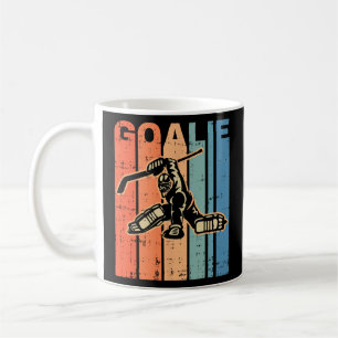 Hockey Goalie Speler Retro  Sport Lover Gi Koffiemok