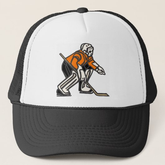 Hockey Goalie Trucker Pet (Voorkant)