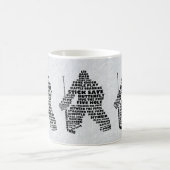 Hockey Goalie Typografie Mok (Center)