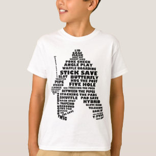 Hockey Goalie Word Art Children's T-Shirt