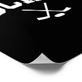 Hockey Grafiek Poster (Hoek)