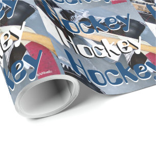 Hockey Grafische Kunst Cadeaupapier