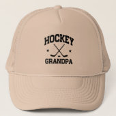 Hockey Grandpa Trucker Pet (Voorkant)