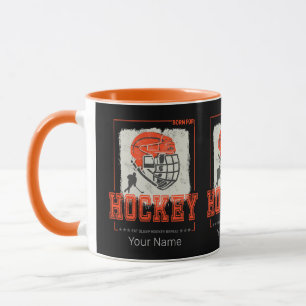 Hockey helm speler spel trainer of coach mok