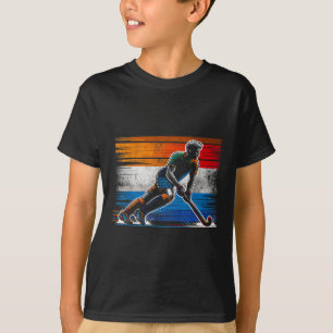 Hockey Heren Nederland Nederlandse Vlag Holland T-shirt