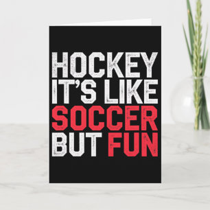 Hockey Het is als Voetbal Maar Leuk Coole Atleet - Kaart