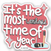 Hockey: Het is de mooiste tijd van het jaar Sticker (Voorkant)