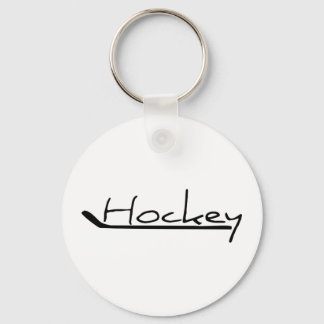 Hockey - Hockey met Hockey Stick Sleutelhanger