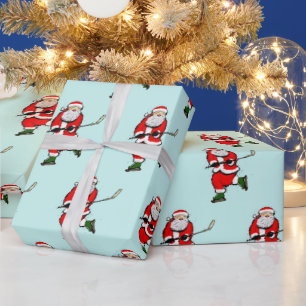 Hockey Holiday Gift Cadeaupapier
