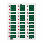 Hockey Holiday Label (Full Sheet)