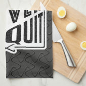 Hockey Hustle, Hit and Nooit eindigen met theedoek (Quarter Fold)