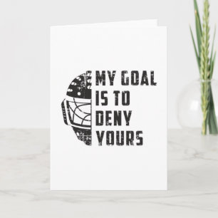 Hockey Ice Hockey Sport Stick Team Grappig cadeau Kaart