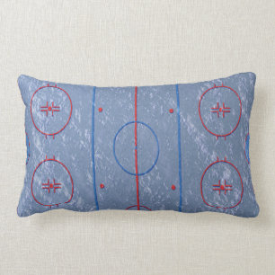 Hockey Ice Rink Field Pitch Pillow Kussen