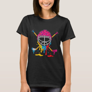 Hockey Ijs Cream Drip Jongens Meisjes IJshockey Je T-shirt