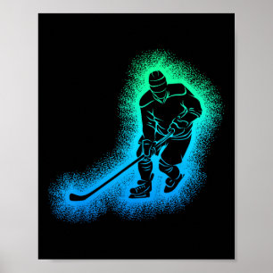Hockey IJshockey Kinderen Jeugd Jongens Poster