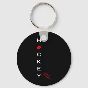 Hockey IJshockey Speler Gift 2 Sleutelhanger