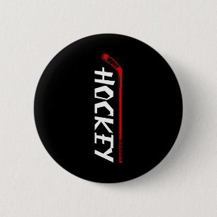 Hockey IJshockey Speler Gift 8 Ronde Button 5,7 Cm