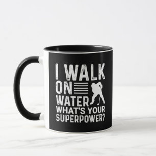 Hockey ik loop op water mok