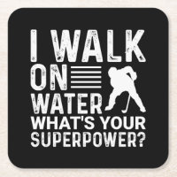 Hockey ik loop op water