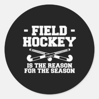 Hockey Is De Rede Voor Het Seizoen _1 Ronde Sticker