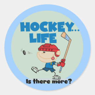 Hockey is er meer T-shirts en cadeautjes Ronde Sticker