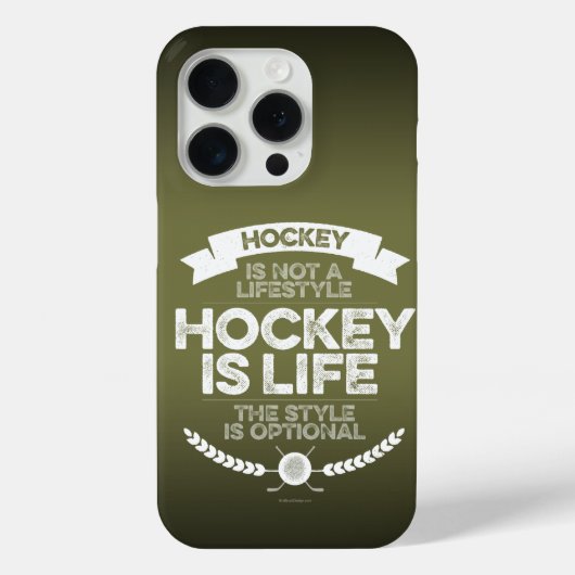 Hockey is geen levensstijl Case-Mate iPhone case (Achterkant)